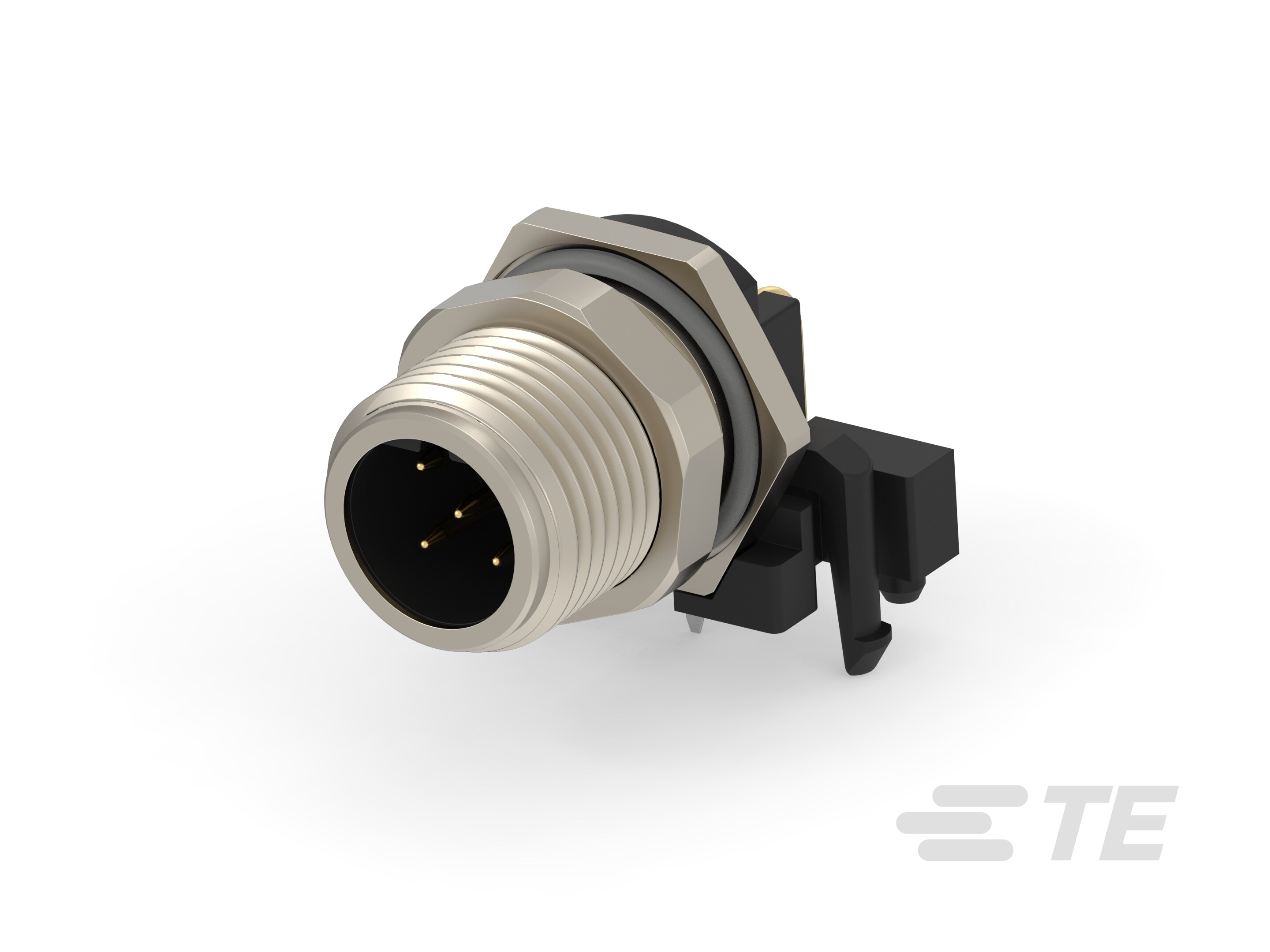 M12 R/A M PNL REAR B-CODE 5P PCBSTD SHLD-T4144435051-000