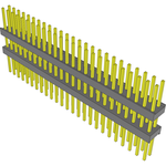 Samtec-EW-25-12-G-D-400 Connector Headers and PCB Receptacles Conn Board Stacker HDR 50 POS 2.54mm Solder ST Top Entry Thru-Hole Bulk