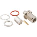 Amphenol RF-082-346-RFX Connector RF Conn Type N 0Hz to 11GHz 50Ohm Crimp ST Panel Mount RCP Gold