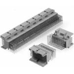 3M-MP2-P120-51M1-LR Connector Backplane Conn Hard Metric HDR 120 POS 2mm Solder RA Thru-Hole Tube