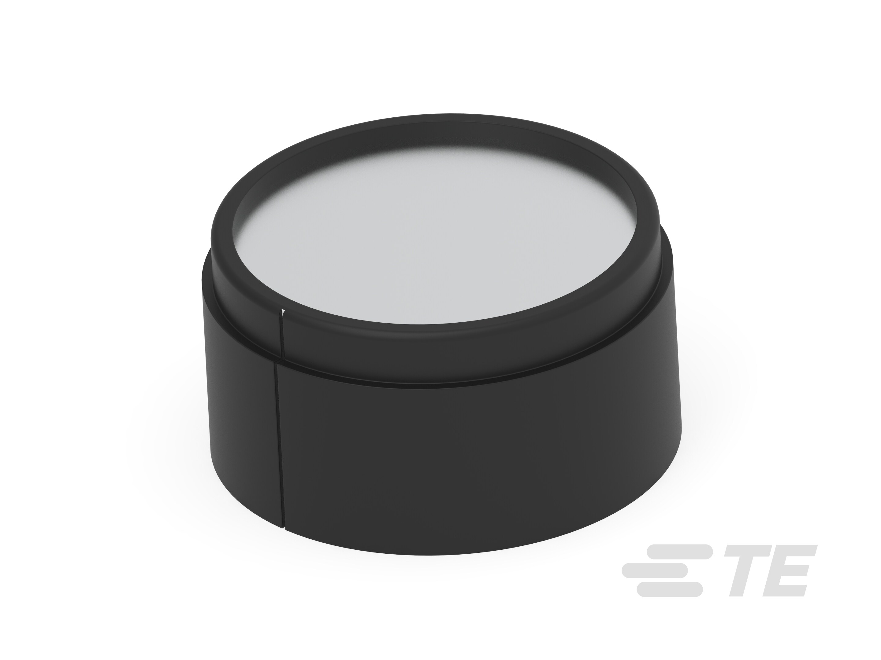 PKG100B1/4=KNOB PLASTIC 1/4 LE-5-1437624-7