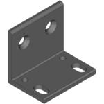 Hammond Manufacturing-RM1UMTGFL null Replacement Rack Mounting Flanges, Aluminum, Black Hammond Manufacturing-RM1UMTGFL null Replacement Rack Mounting Flanges, Aluminum, Black