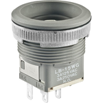 NKK Switches-LB15WGW01 Switch Push Button Standard Size Panel Seal Pushbuttons