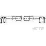 TE Connectivity-1064465-1 Cable Assembly Coaxial Cable Assembly Coaxial 0.2m 30AWG OSMT to OSMT F-F