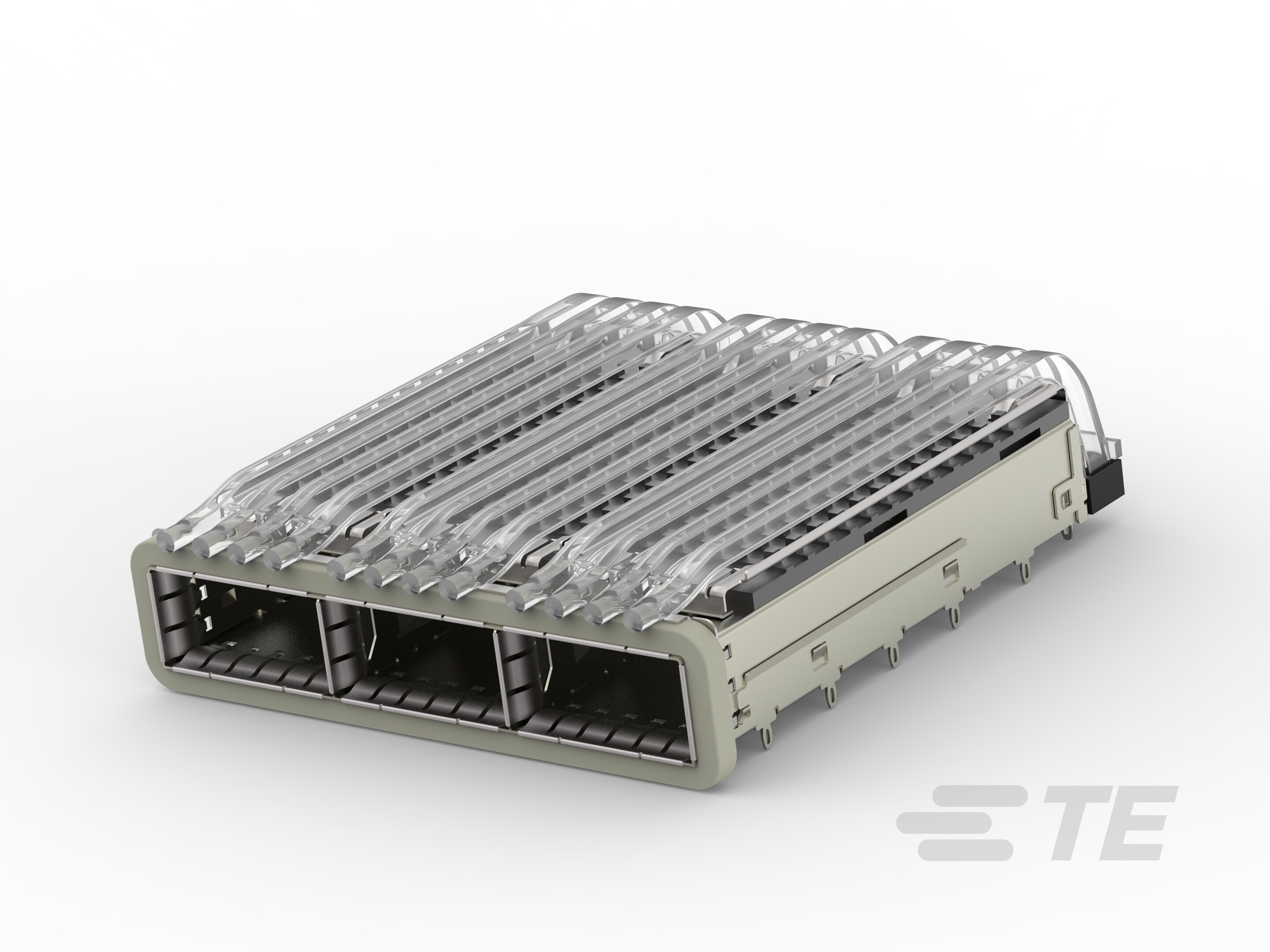 CAGE ASSY, QSFP28, 1X3, GASKET, HS, LP-4-2170769-4