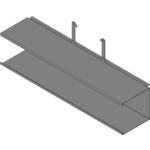 Hammond Manufacturing-1485E36 Wiring Ducts Wiring Ducts Straight Section Square with Cover Steel Gray