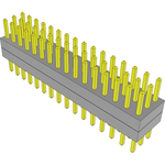 Samtec-TW-16-09-G-T-160-140 Connector Headers and PCB Receptacles Conn Board Stacker HDR 48 POS 2mm Solder ST Top Entry Thru-Hole Bulk