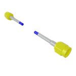 Samtec-RF316-01SP1-01SP1-0100 Cable Assembly Coaxial Cable Assembly Coaxial 0.1m 26AWG SMA to SMA PL-PL Solutionator Bag