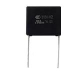 Panasonic-ECQ-UAAV104SA Capacitor Film Cap Film Suppression X2 0.1uF 310VAC PP 20% (18.5 X 8 X 12.5mm) Radial Plastic Rectangular Can 15mm 110°C Automotive AEC-Q200 Bulk