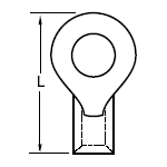 Molex-0191930203 Connector Terminals Ring Tongue Terminal 8AWG Copper 23.8mm Electro Tin VersaKrimp™ T/R Molex-0191930203 Connector Terminals Ring Tongue Terminal 8AWG Copper 23.8mm Electro Tin VersaKrimp™ T/R