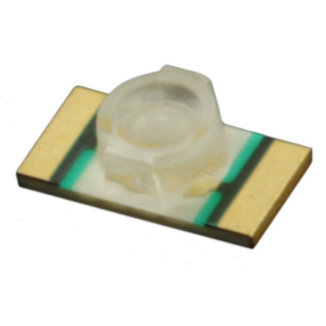 microLED, Clear, Round w/Flat Top, 1206 Pkg