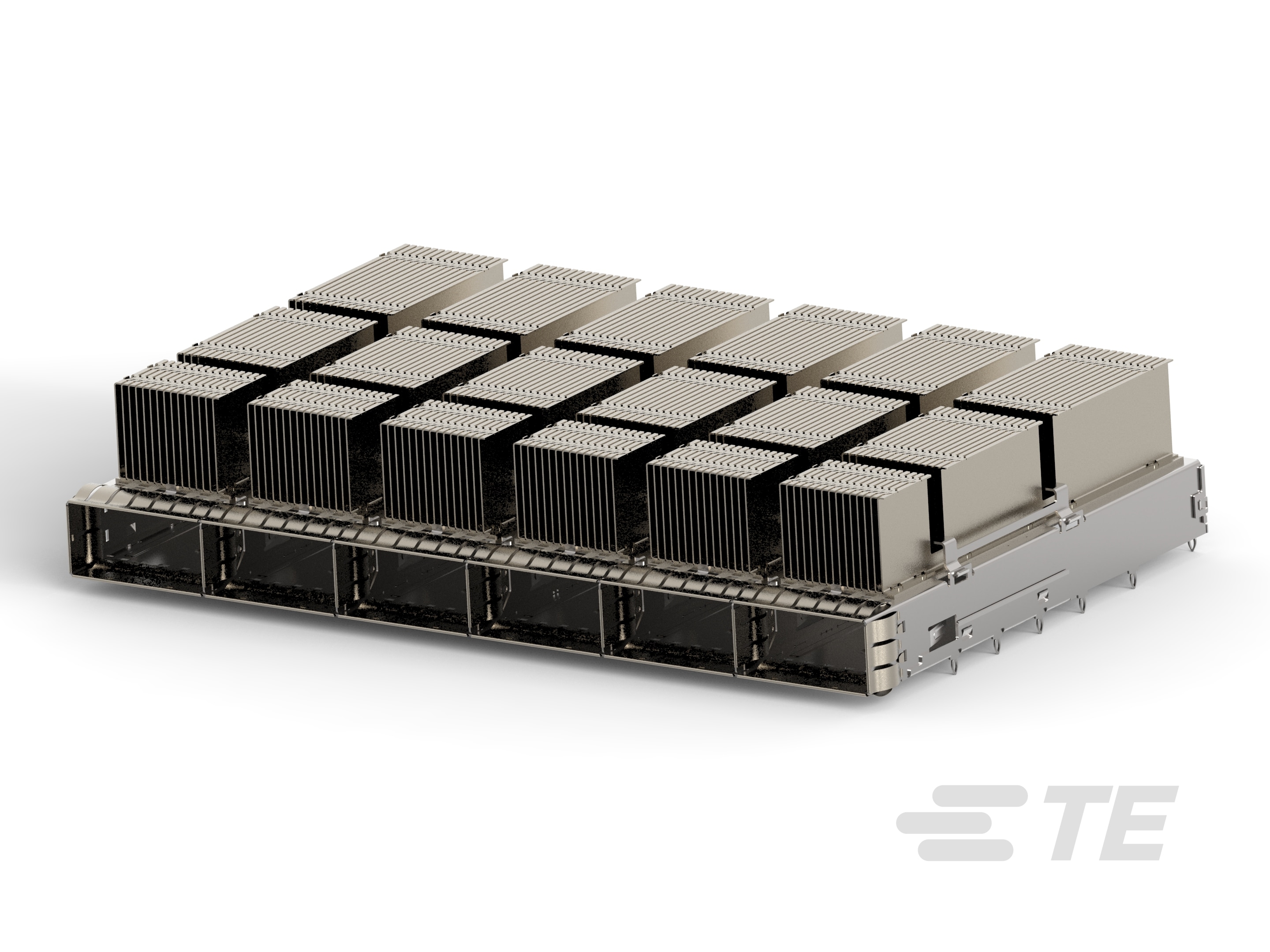 CAGE ASSY 1X6 QSFP-DD HS STACK NET-2342892-3 CAGE ASSY 1X6 QSFP-DD HS STACK NET-2342892-3