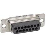 Cinch Connectivity Solutions-DBH-25S Connector D-Subminiature Conn D-Sub SKT 25 POS 1.38mm Solder Cup ST Panel Mount 25 Terminal 1 Port