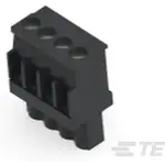 TE Connectivity-2213934-4 Connector Terminal Blocks Conn Terminal Block F 4 POS 5mm Screw ST Cable Mount 15A/Contact