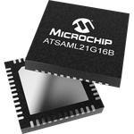 Microchip Technology-ATSAML21G16B-MUT Microcontrollers - MCUs MCU 32-bit ARM Cortex M0+ RISC 64KB Flash 3.3V 48-Pin QFN EP T/R
