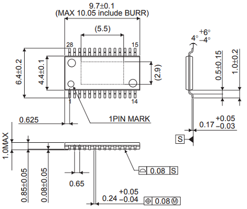 Product dimension image
