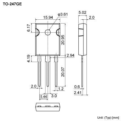 Product dimension image