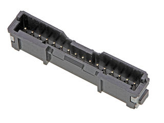 5055751041 - 2.00mm Pitch, Micro-Lock Plus PCB Header, Single Row, Vertical, Surface Mount, 0.76µm Gold Plating, Positive Lock, 10 Circuits, Low-Halogen, Black