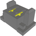 Samtec-MPS-02-7.70-01-T-V Connector Headers and PCB Receptacles Conn Socket Strip SKT 2Power POS 5mm Solder ST Top Entry Thru-Hole Tray