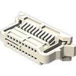 Samtec-ISDE-15-D-L Connector Discrete Wire Housing Conn Housing RCP 30 POS 0.8mm Crimp ST Cable Mount Natural