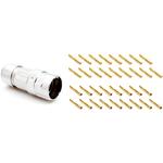 Amphenol-MA5CAE1700S-S1-KIT Connector Circular Conn M23 Circular SKT 17 POS Crimp ST Flange Mount 17 Terminal 1 Port Box Amphenol-MA5CAE1700S-S1-KIT Connector Circular Conn M23 Circular SKT 17 POS Crimp ST Flange Mount 17 Terminal 1 Port Box