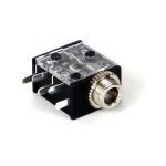 Switchcraft-35RAPC4BV4 Connector Audio and Video Conn 3.5MM Stereo Jack F 3 POS Solder RA Thru-Hole 5 Terminal 1 Port