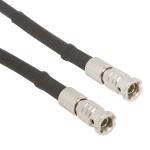 Amphenol RF-095-850-158M050 Cable Assembly Coaxial HD-BNC Straight Plug to HD-BNC Straight Plug on Belden 1855A 0.50 Meters Amphenol RF-095-850-158M050 Cable Assembly Coaxial HD-BNC Straight Plug to HD-BNC Straight Plug on Belden 1855A 0.50 Meters
