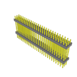 Samtec-ZW-27-20-S-T-750-250-LL Connector Headers and PCB Receptacles Conn Board Stacker HDR 81 POS 2.54mm Solder ST Top Entry Thru-Hole Bulk