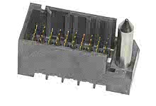 1710655107 - Impact 85 Ohm Plus 2 Pair Vertical Backplane Header, Right Guided, Open Endwall, 10 Columns, 60 Circuits, Pin Length 4.90mm, Plated Through Hole  Dimension 0.39mm, Lead Free