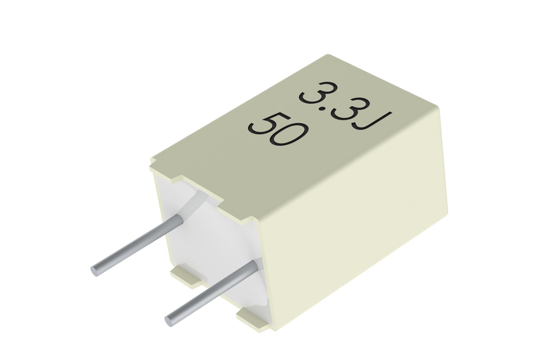 KEMET Corporation-82MC1330Z350K Capacitor Film Cap Film 0.0033uF 400V PET 10%( 7.2 X 2.5 X 6.5mm) Radial Stacked 5mm 105°C Bulk Automotive AEC-Q200