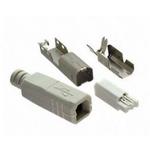 CnC Tech, LLC-1001-002-BE-KIT Connector USB Conn USB 1.1 Type B PL 4 POS ST Cable Mount 4 Terminal 1 Port Bag