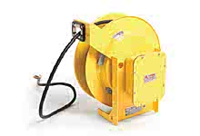 1300840120 - Woodhead POW-R-MITE Heavy Duty Cable Reel with Retraction Weight of 4lbs., 14/10 SOW, 15.24m (50.0') Cord Length with Flying Leads 1300840120 - Woodhead POW-R-MITE Heavy Duty Cable Reel with Retraction Weight of 4lbs., 14/10 SOW, 15.24m (50.0') Cord Length with Flying Leads