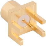 Amphenol RF-919-246J-51S Connector RF Conn MCX 0Hz to 2.6GHz 50Ohm Solder ST Edge Mount RCP Gold Bag