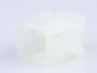 1501772040 - Standard .062"+ Plug Housing, Dual Row, with Panel Mount Latch, 4 Circuits