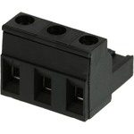 Molex-0393710003 Connector Terminal Blocks Conn Eurostyle Block F 3 POS 7.5mm Screw RA Cable Mount 15A/Contact Eurostyle™