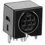 Switchcraft-SMD6FRA121 Connector Circular Conn Mini DIN F 7 POS Solder RA Thru-Hole 7 Terminal 1 Port