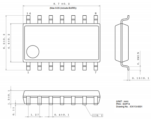 Product dimension image