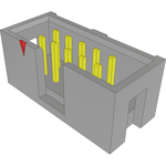 Samtec-TST-105-01-T-D-LL Connector Headers and PCB Receptacles Conn Shrouded Header HDR 10 POS 2.54mm Solder ST Top Entry Thru-Hole Bulk