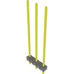 Samtec-TSW-203-21-G-S Connector Headers and PCB Receptacles Conn Unshrouded Header HDR 3 POS 5.08mm Solder ST Top Entry Thru-Hole Bulk Samtec-TSW-203-21-G-S Connector Headers and PCB Receptacles Conn Unshrouded Header HDR 3 POS 5.08mm Solder ST Top Entry Thru-Hole Bulk