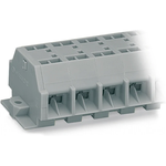 WAGO-262-252 Connector Terminal Blocks 4-Conductor terminal strip, with snap-in mounting feet, for plate thickness 0.6 - 1.2 mm, Fixing hole 3.5 mm Dia, also fits 210-154 aluminum rail or with 209-123 mounting carrier for DIN 35 rail, 2-pole WAGO-262-252 Connector Terminal Blocks 4-Conductor terminal strip, with snap-in mounting feet, for plate thickness 0.6 - 1.2 mm, Fixing hole 3.5 mm Dia, also fits 210-154 aluminum rail or with 209-123 mounting carrier for DIN 35 rail, 2-pole