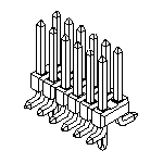 Molex-0015916040 Connector Headers and PCB Receptacles Conn Unshrouded Header HDR 4 POS 2.54mm Solder ST Top Entry SMD C-Grid T/R Molex-0015916040 Connector Headers and PCB Receptacles Conn Unshrouded Header HDR 4 POS 2.54mm Solder ST Top Entry SMD C-Grid T/R