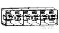 zSFP+ STACKED 2X6 RECEPTACLE ASSEMBLY-2198339-7
