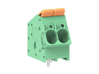 2213930002 - 7.50mm Pitch Lever Activated Fixed Mount PCB Terminal Block, 35° Wire Entry, Left Front Terminal, 2 Circuits