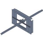 Hammond Manufacturing-C2F197036LG1  Light Gray Steel DIN Rail Cabinet