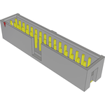 Samtec-TSS-116-04-T-D-RA Connector Headers and PCB Receptacles Conn Shrouded Header (4 Sides) HDR 32 POS 2.54mm Solder RA Side Entry Thru-Hole Tube