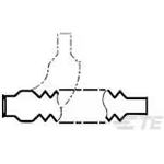 TE Connectivity-202C611-71/86-0 Heat Shrink Heat Shrink Molded Boot ST Flexible Polyolefin Black