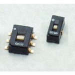 NIDEC Copal Electronics-CAS-120B1 Switch Slide Switch Slide ON ON SPDT Flush Slide 0.1A 24VDC Gull Wing SMD Bulk