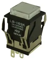 NKK SWITCHES LB16SKW01-6G-JB