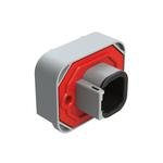 Amphenol-ATM15-4P-BM04 Connector Headers and PCB Receptacles Conn Wire to Board HDR 4 POS 4.2mm Solder ST Top Entry Thru-Hole Tray