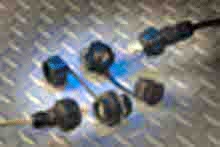 1060597600 - Optical Industrial Adapter, LC Duplex, Metal Dust Cover, with Logo